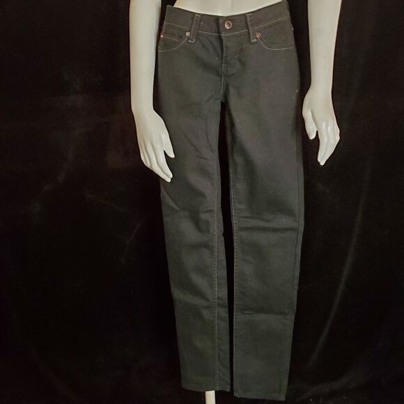 Levi's Demi Curve Low Rise Skinny Black Jeans (1/25) - Picture 3 of 6